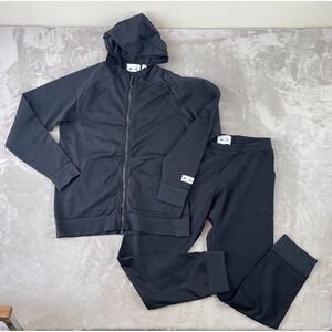 Adidas X Reigning Champ Track Suit‎ Men Medium Black PrimeKnit 2 Piece Set NWOT